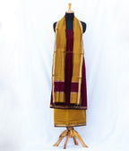 Maroon and Mustard Maheshwari Silk Suits