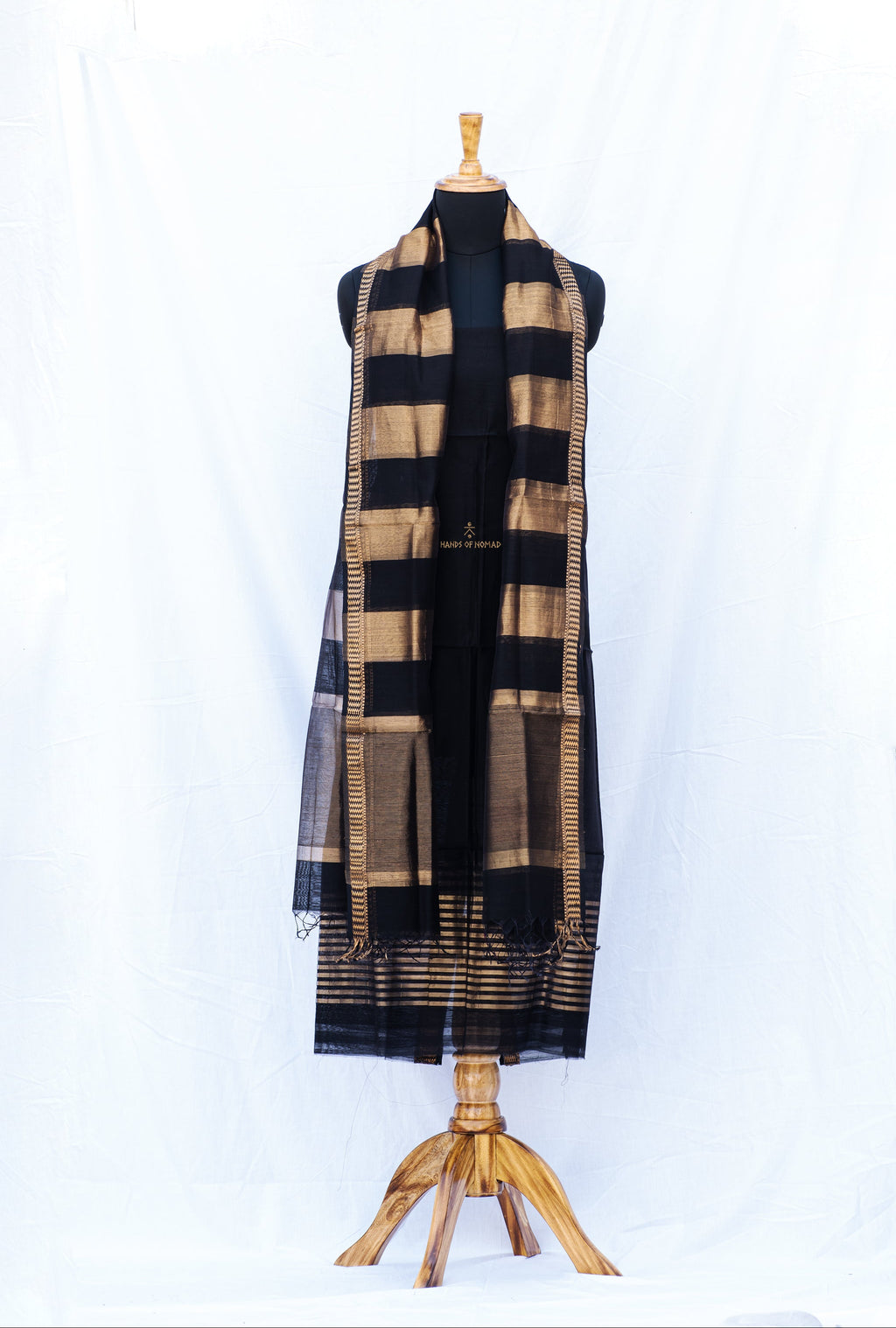 Black Maheshwari Silk Suits