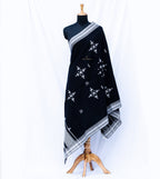 Black Bhujodi Kutchi Shawl