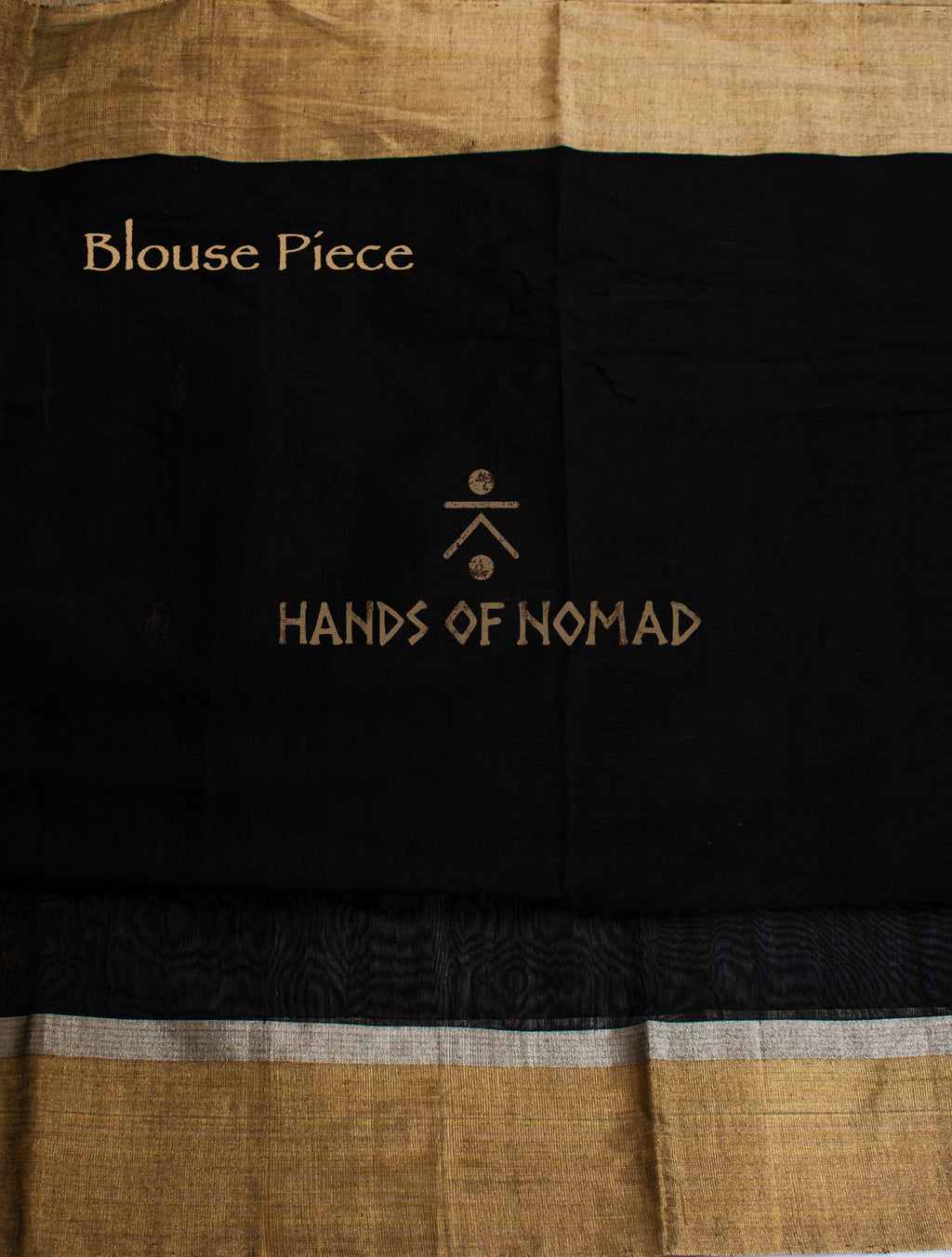 Black Cotton Silk Chanderi Saree
