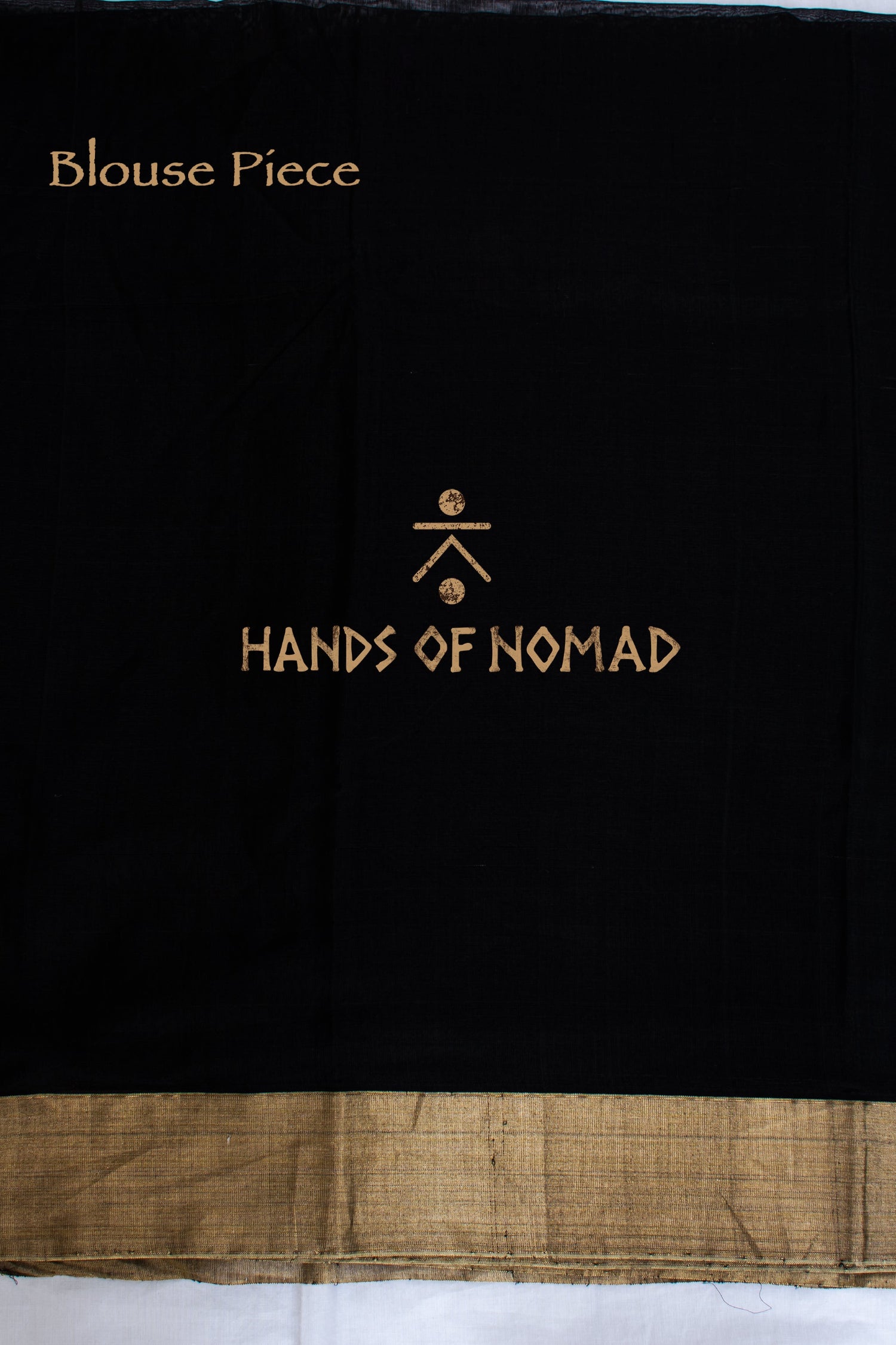 Black Cotton Silk Chanderi Saree