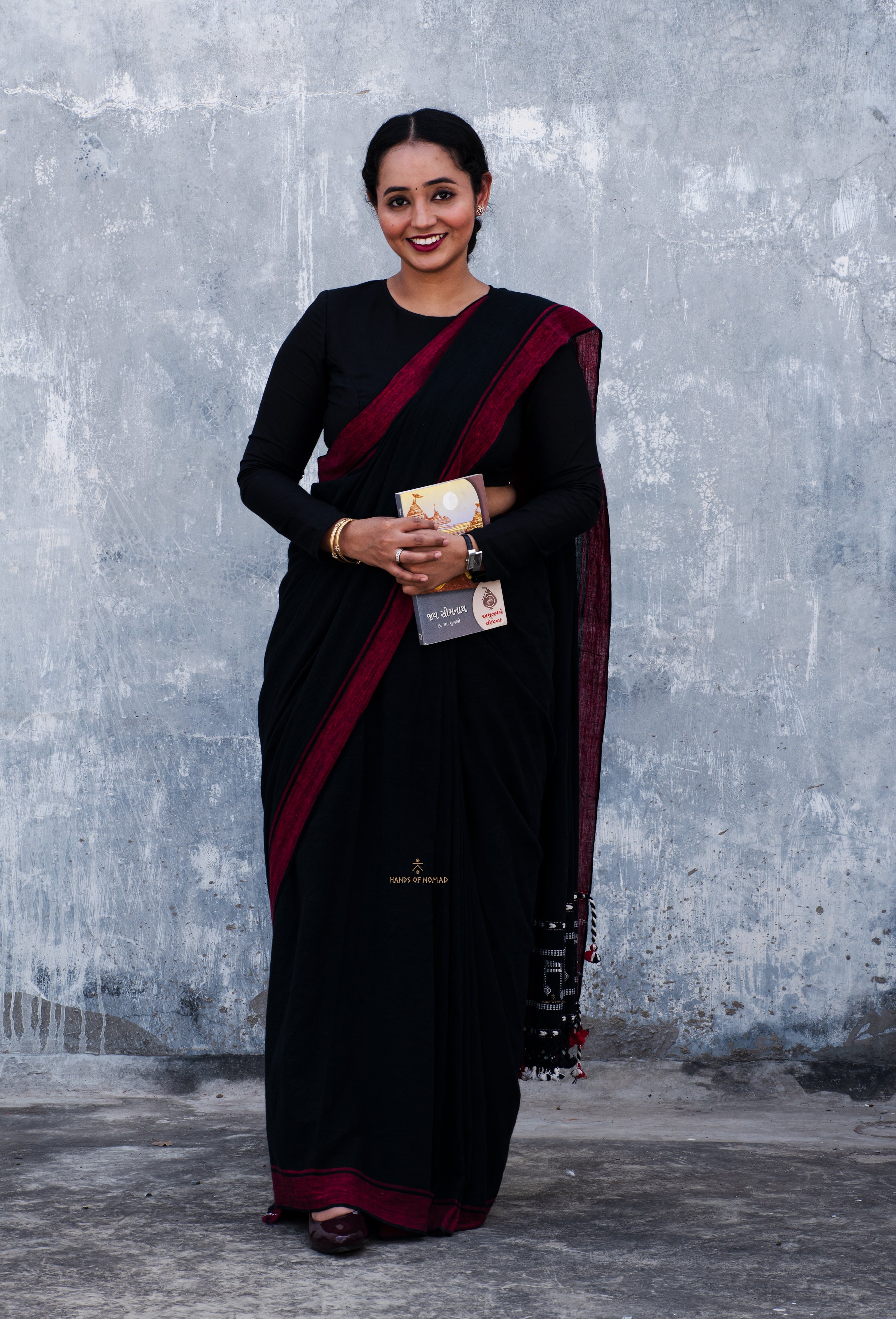 Black Musical Kala Cotton Saree