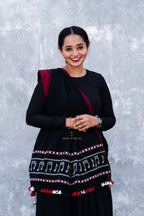 Black Musical Kala Cotton Saree