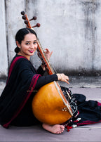 Black Musical Kala Cotton Saree