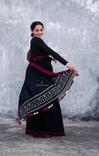 Black Musical Kala Cotton Saree