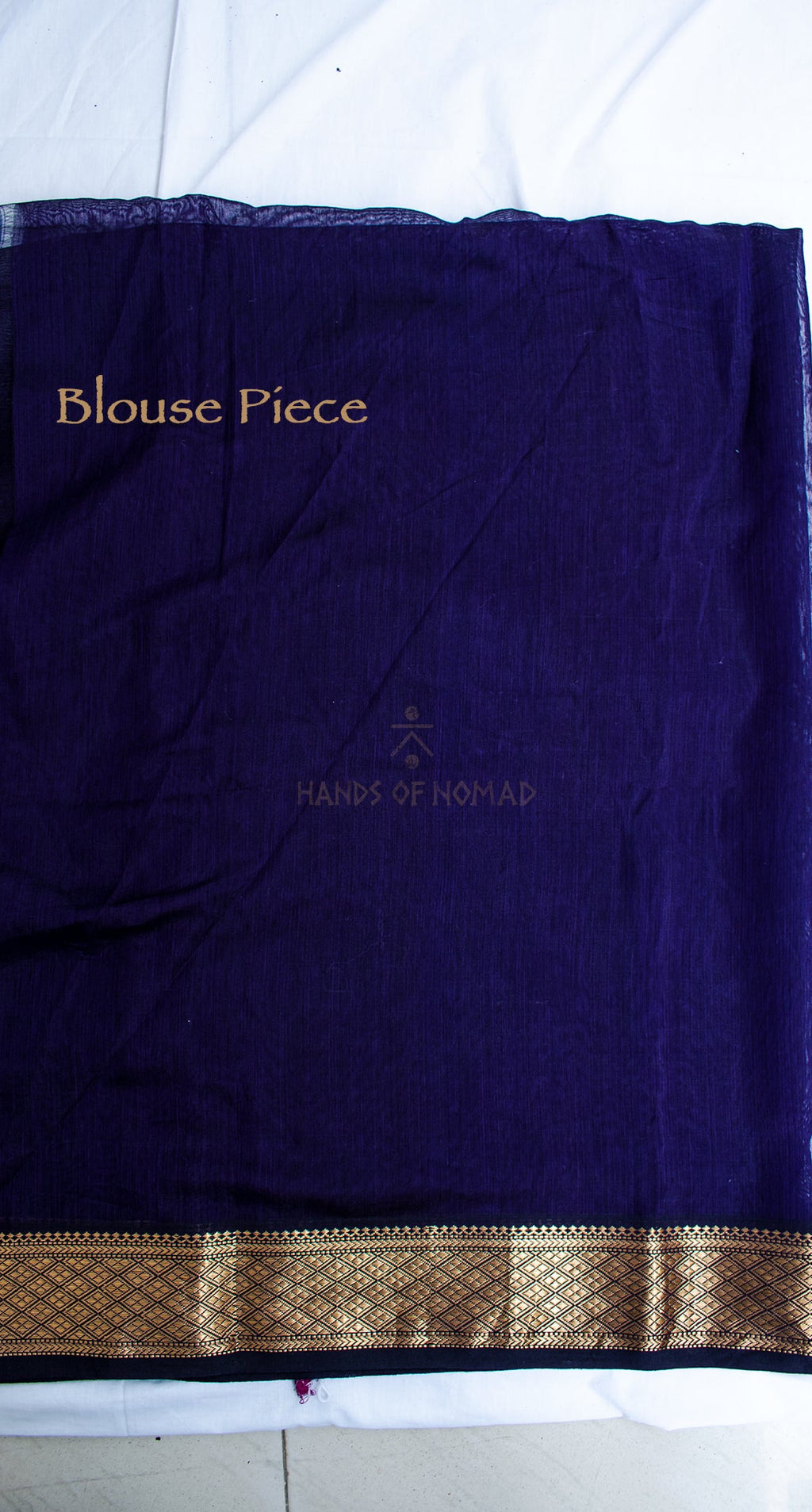 Blue Cotton Silk Maheshwari Saree