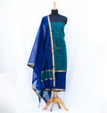 Blue and Green Maheshwari Silk Suits
