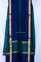 Blue and Green Maheshwari Silk Suits