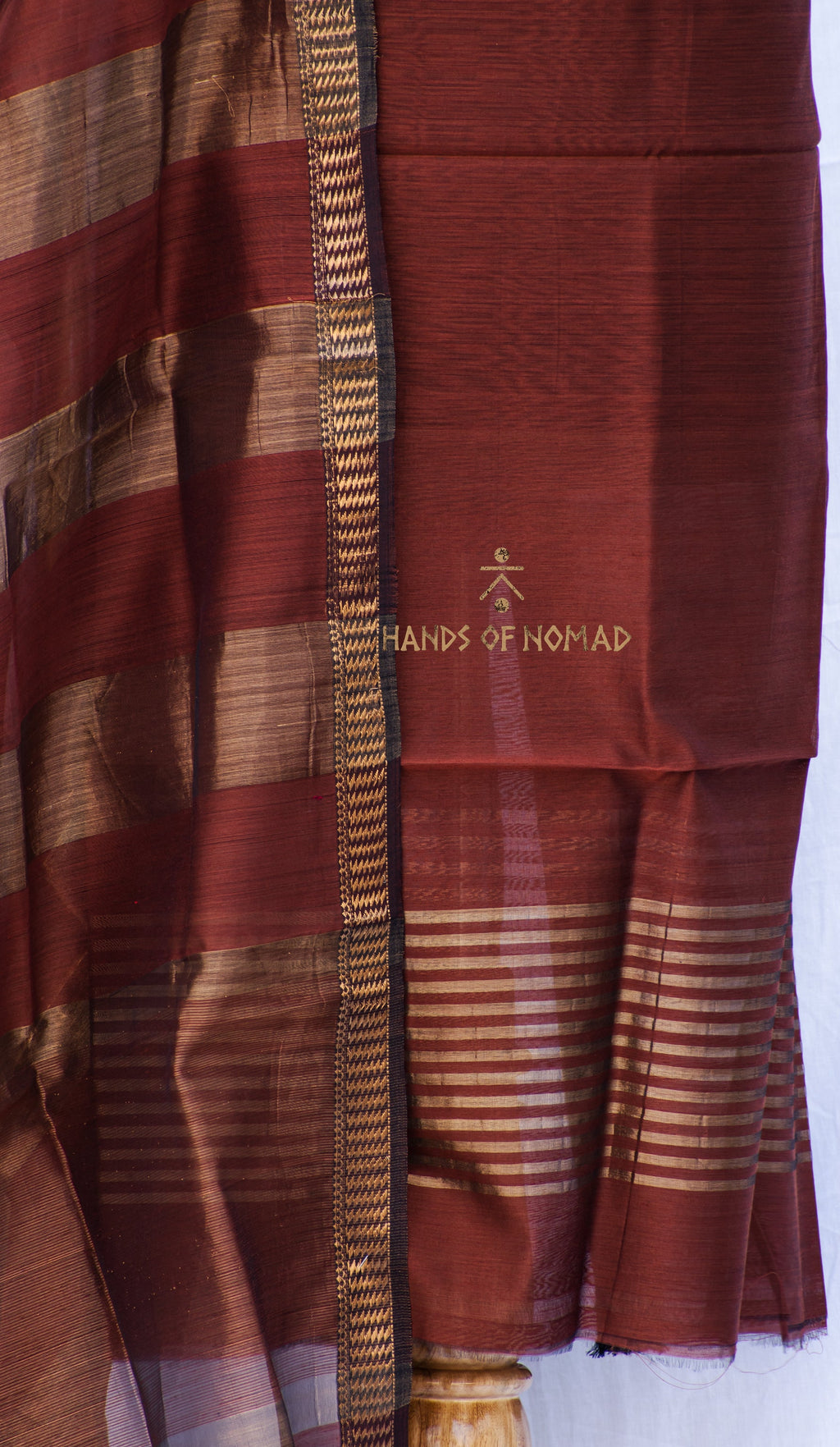 Brown Maheshwari Silk Suit