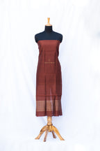 Brown Maheshwari Silk Suit