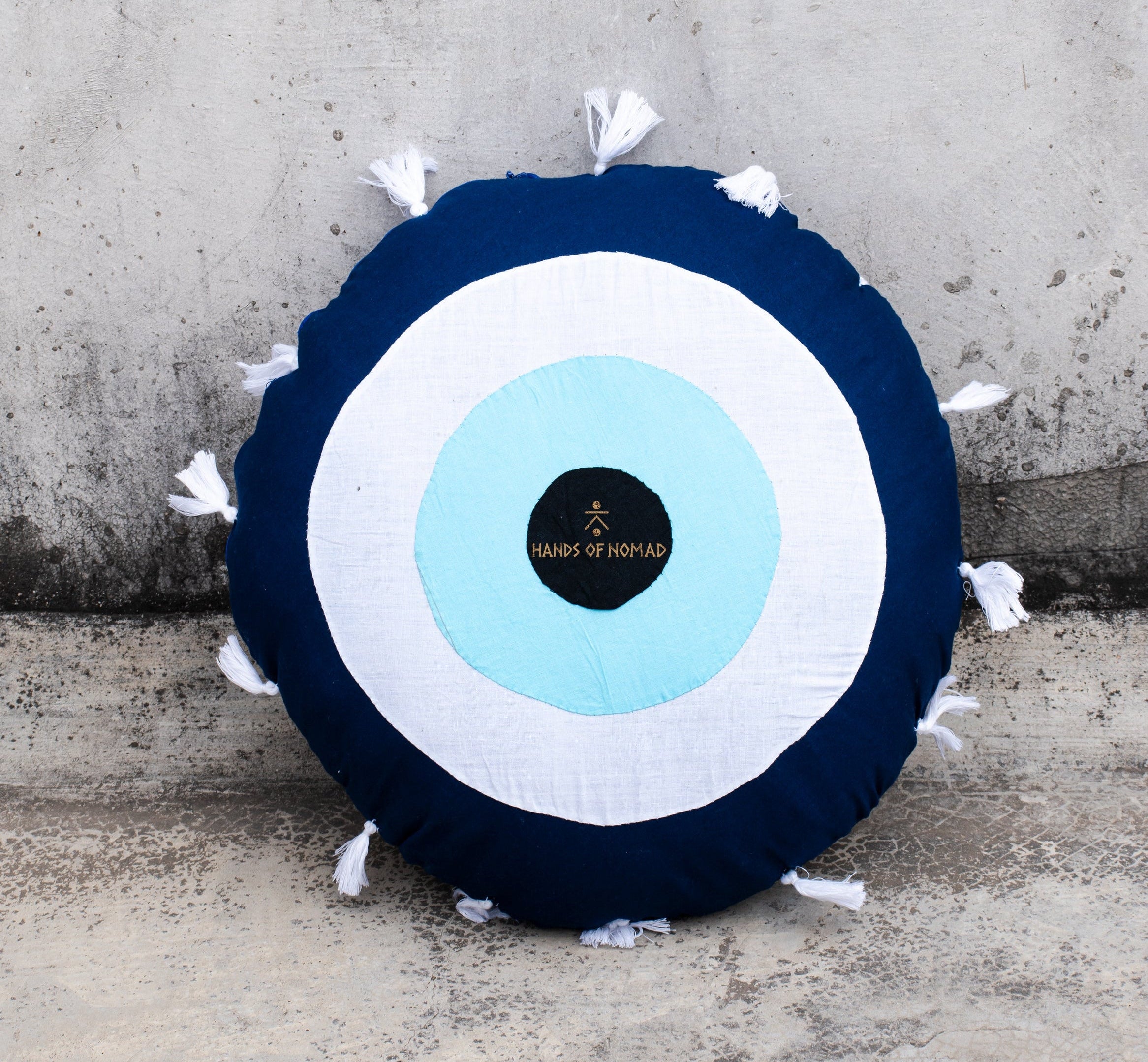 Evil Eye Cotton Cushion Cover