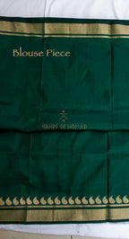 Green Banarasi Katan Silk Saree