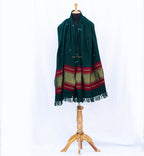 Green Bhujodi Woolen Shawl