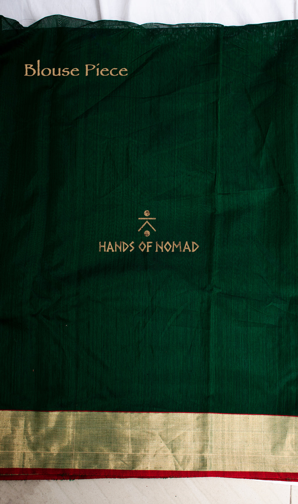 Green Cotton Silk Chanderi Saree