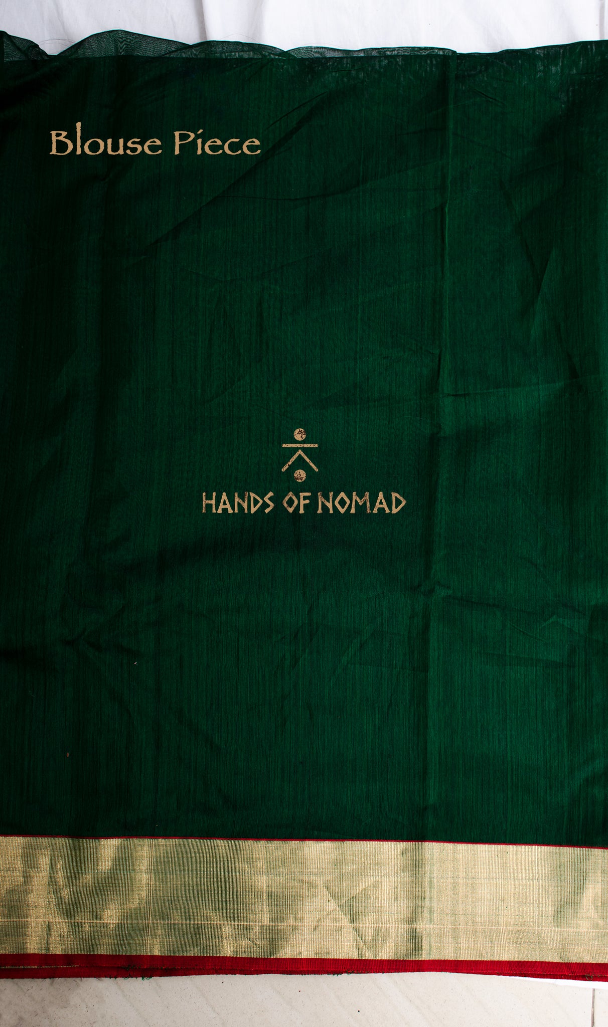 Green Cotton Silk Chanderi Saree