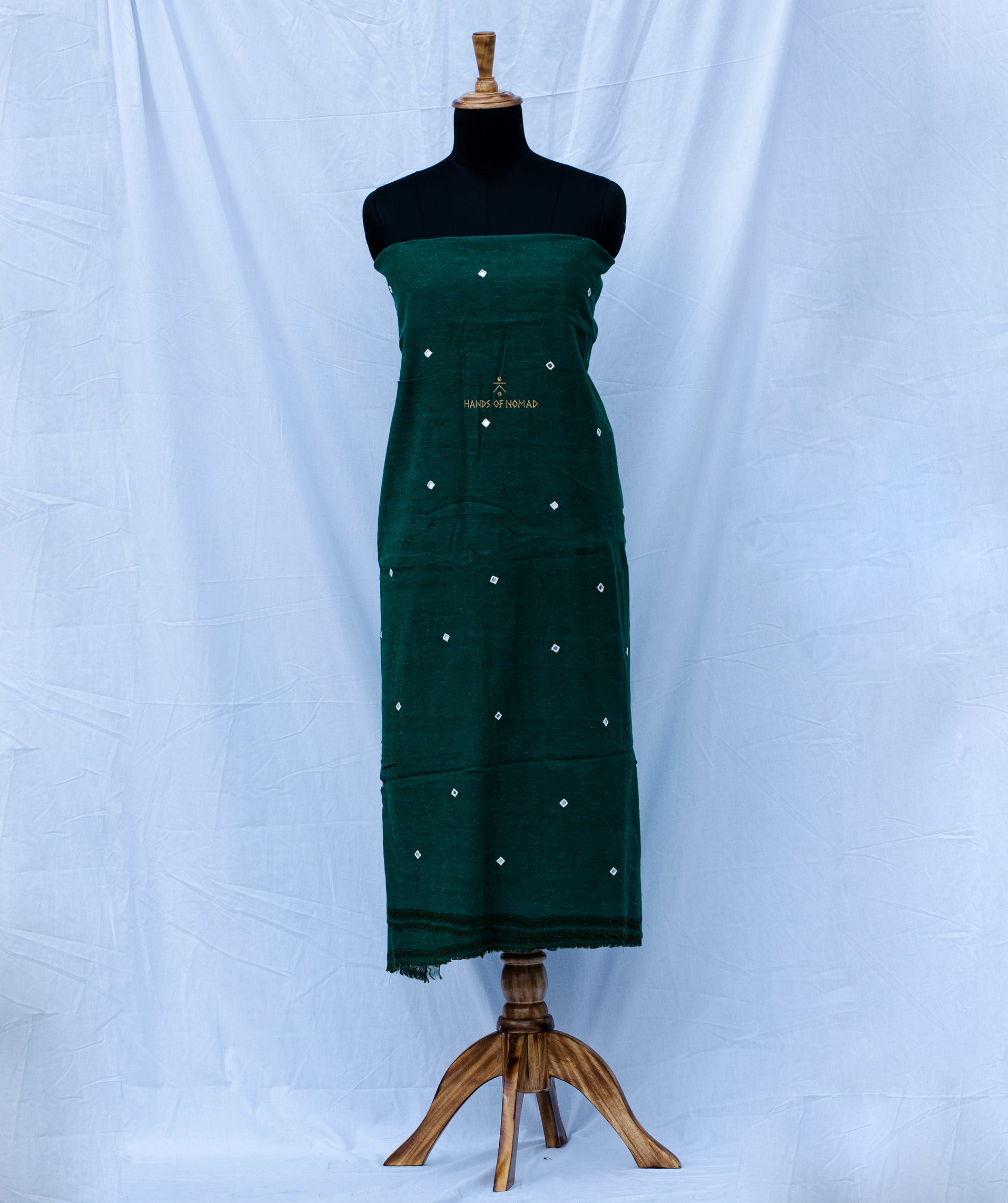 Green Bhujodi Kala Cotton Suit