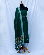 Green Bhujodi Kala Cotton Suit
