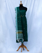 Green Bhujodi Kala Cotton Suit