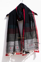 Black Bhujodi Stole