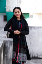 Black Bhujodi Stole