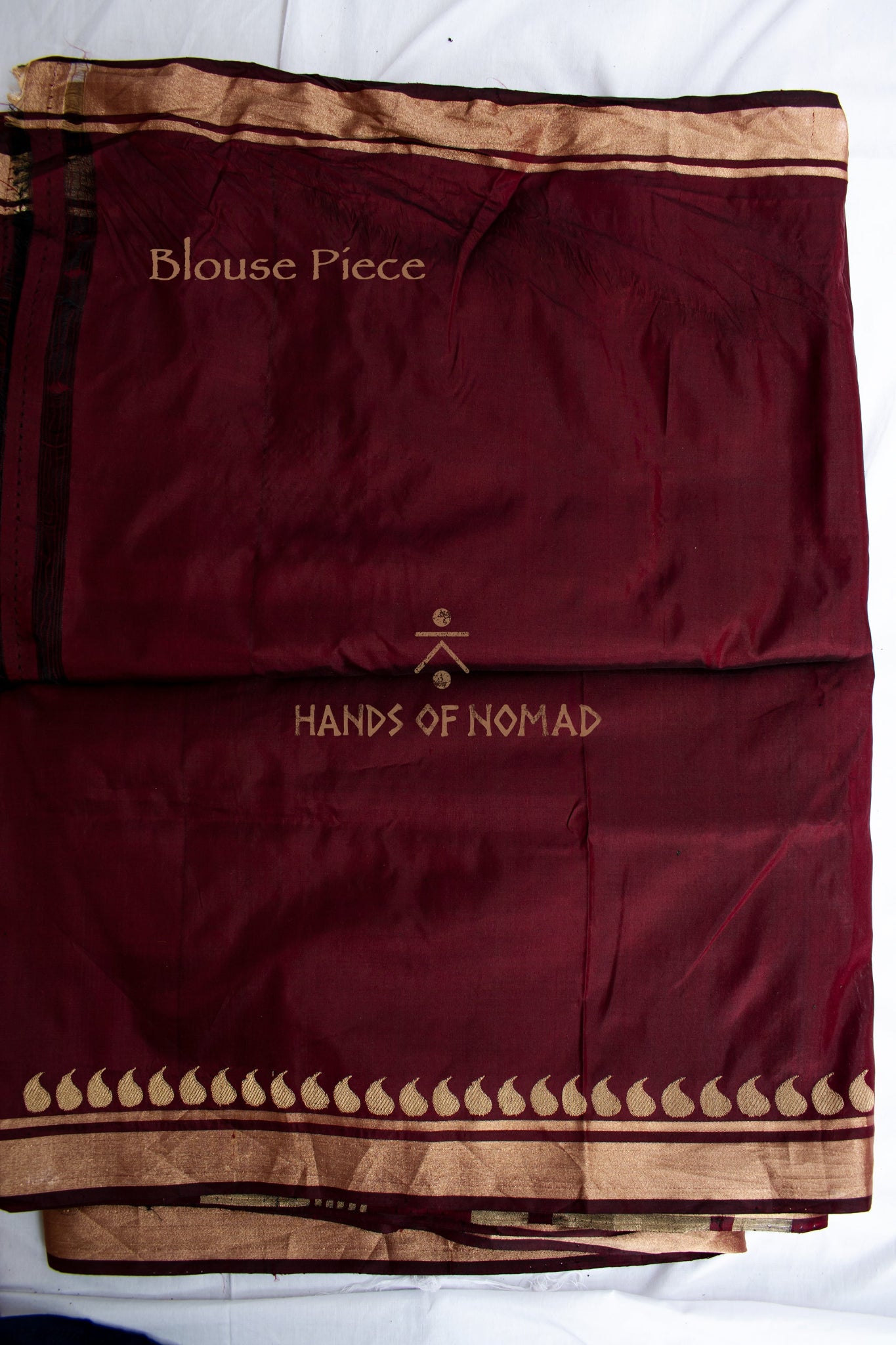 Maroon Banarasi Katan Silk Saree