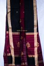 Maroon Chanderi Silk Suits