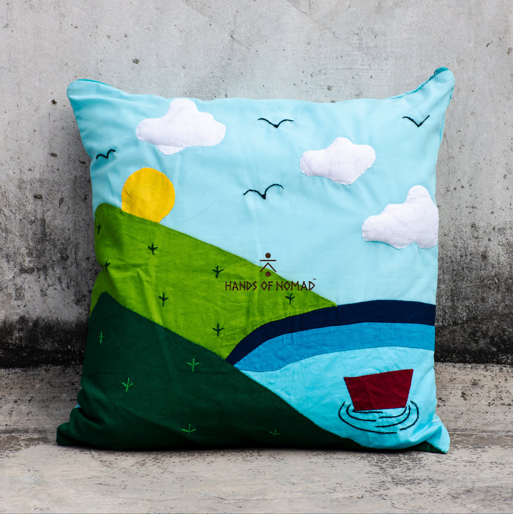 Mother Nature Cotton Cushion Cover