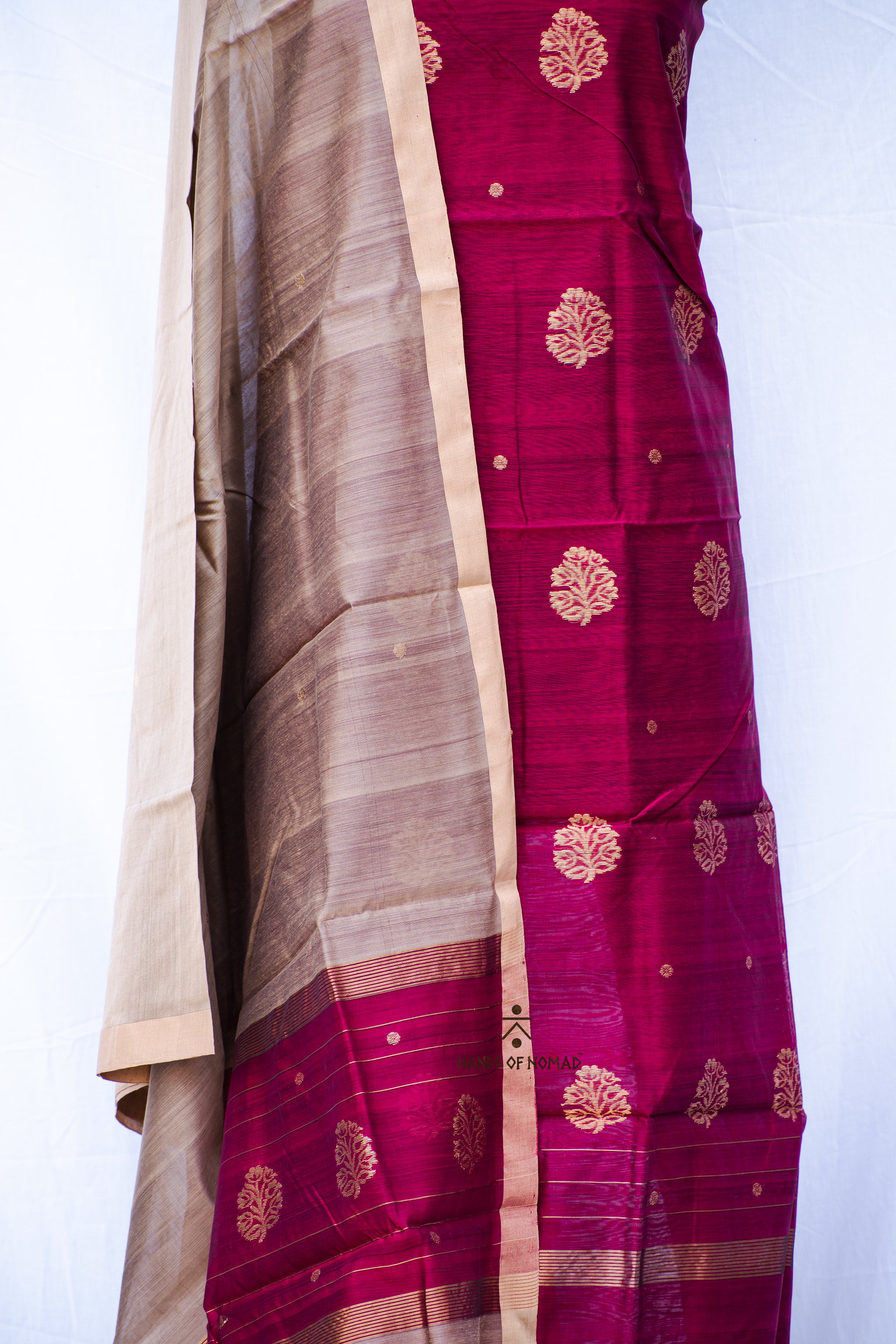 Pink Chanderi Silk Suits