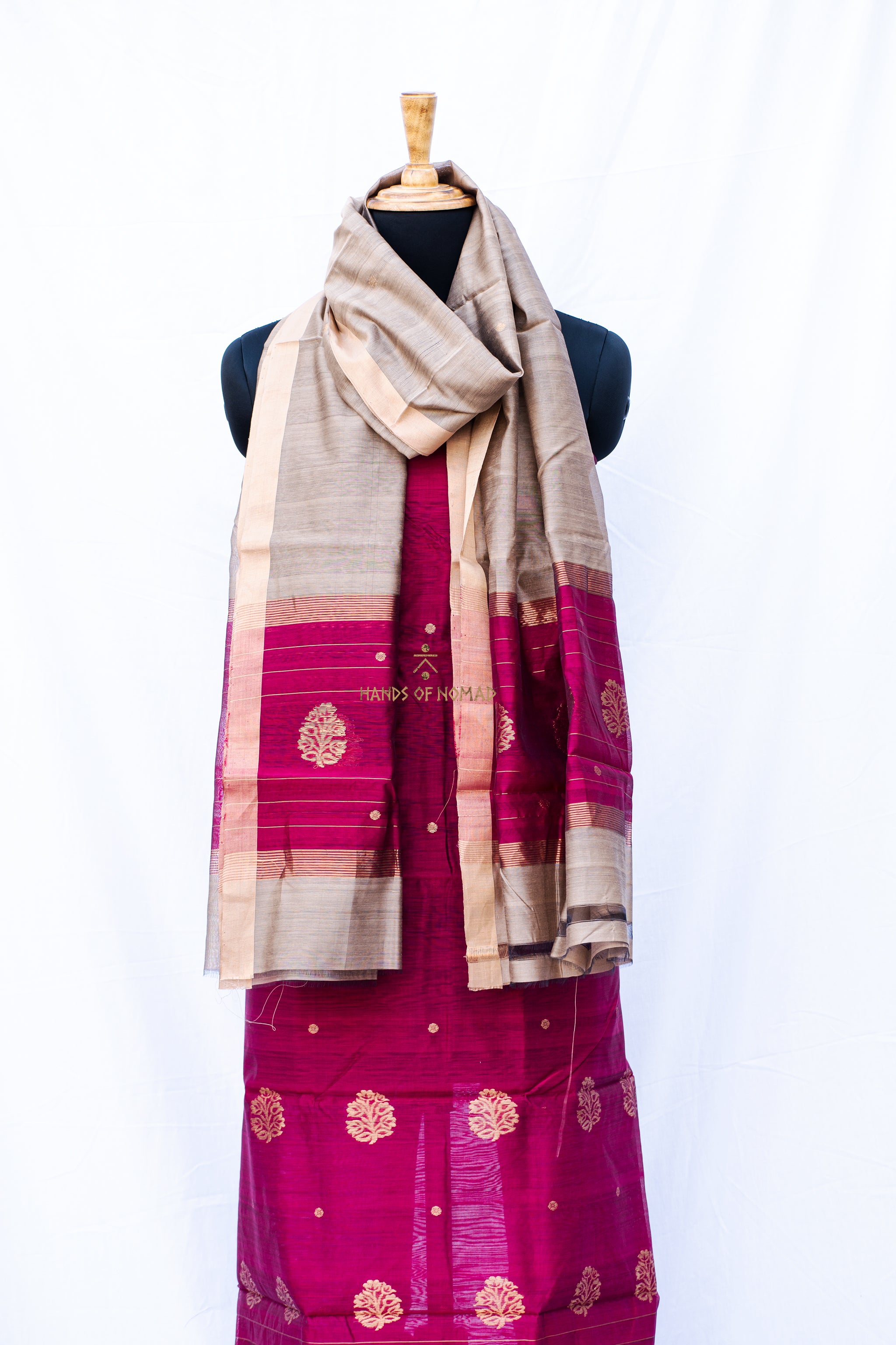 Pink Chanderi Silk Suits
