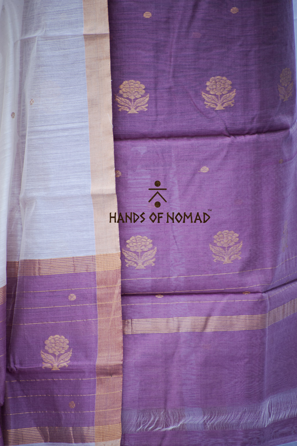 Lavender Chanderi Silk Cotton 2-Piece Unstitched Dress Material HN-SU-012