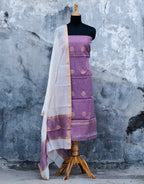 Purple Chanderi Silk Suits