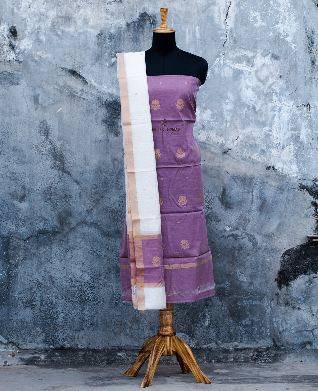 Purple Chanderi Silk Suits