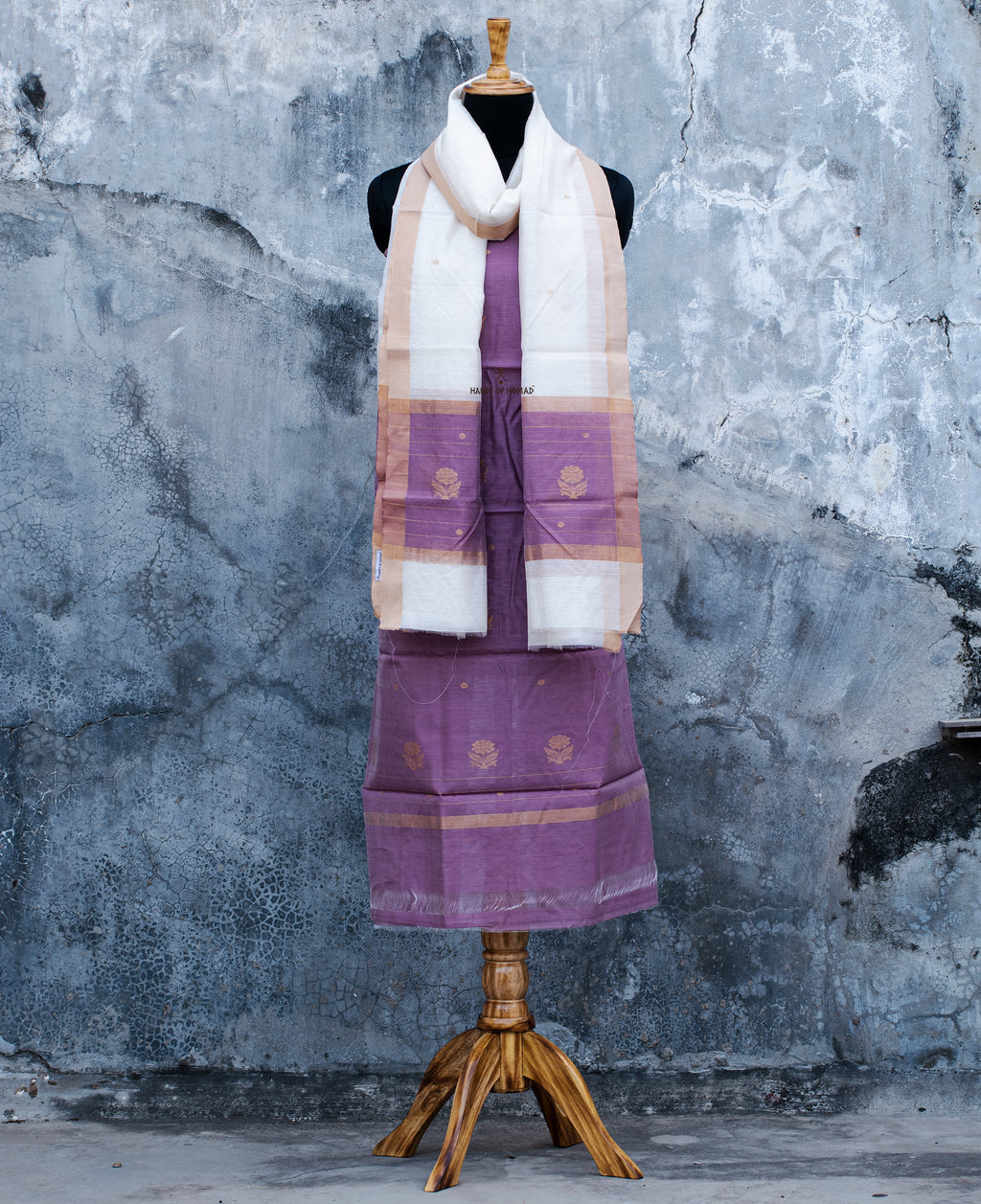 Purple Chanderi Silk Suits