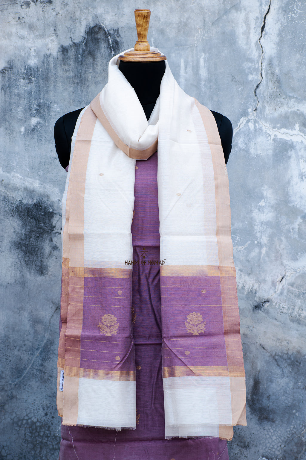 Purple Chanderi Silk Suits