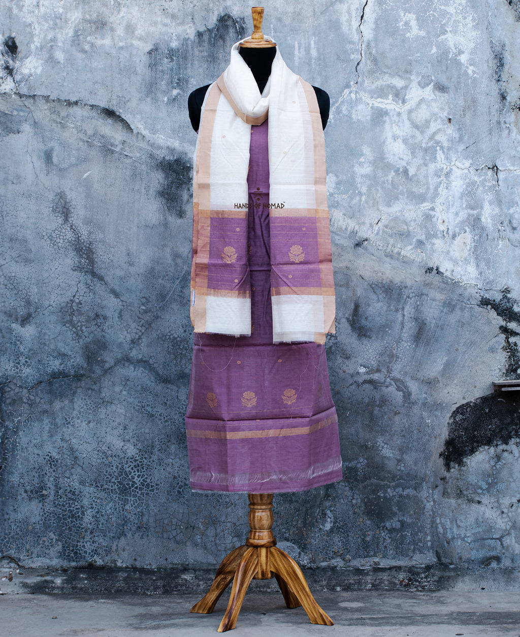 Purple Chanderi Silk Suits