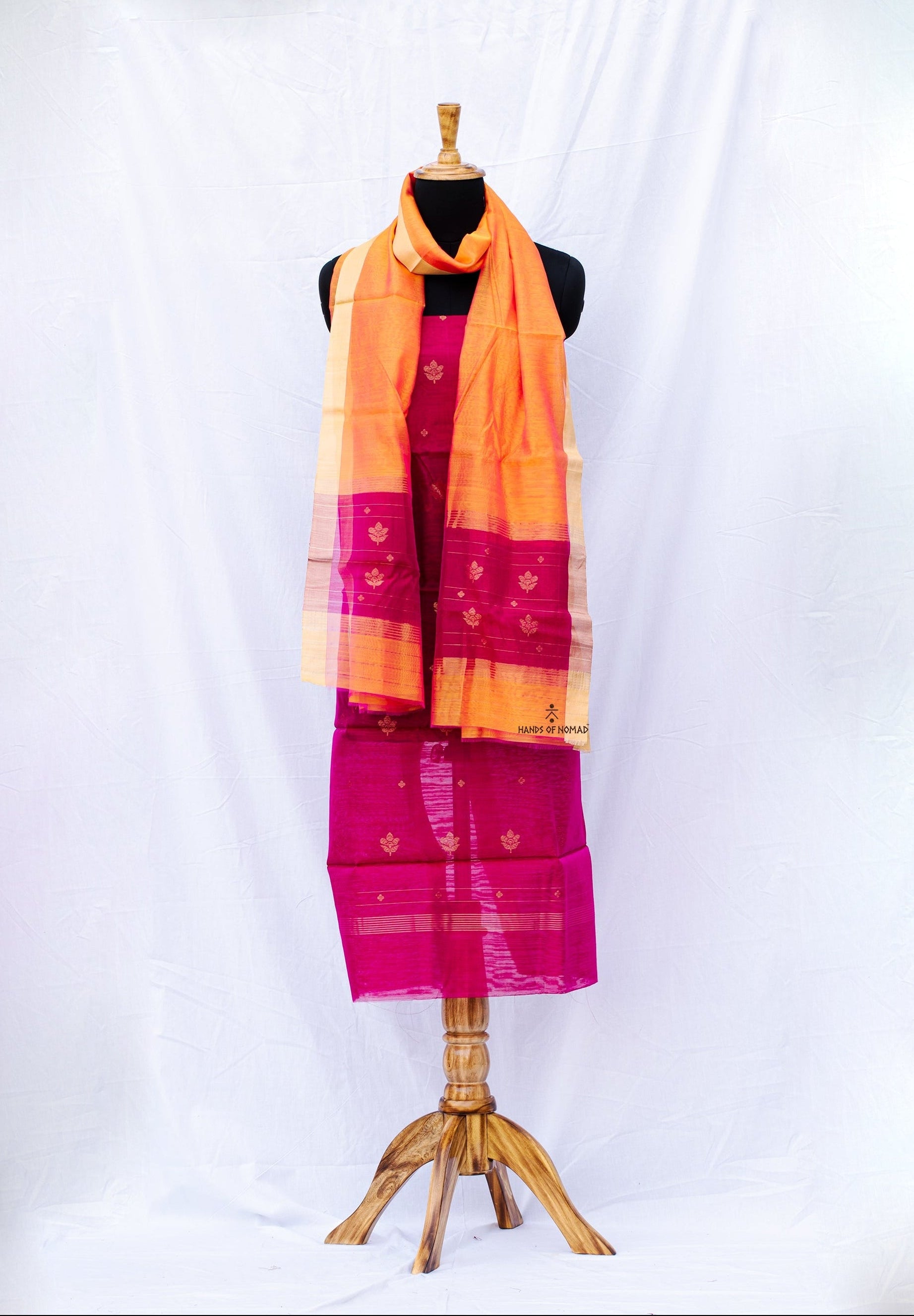 Pink Chanderi Silk Suits