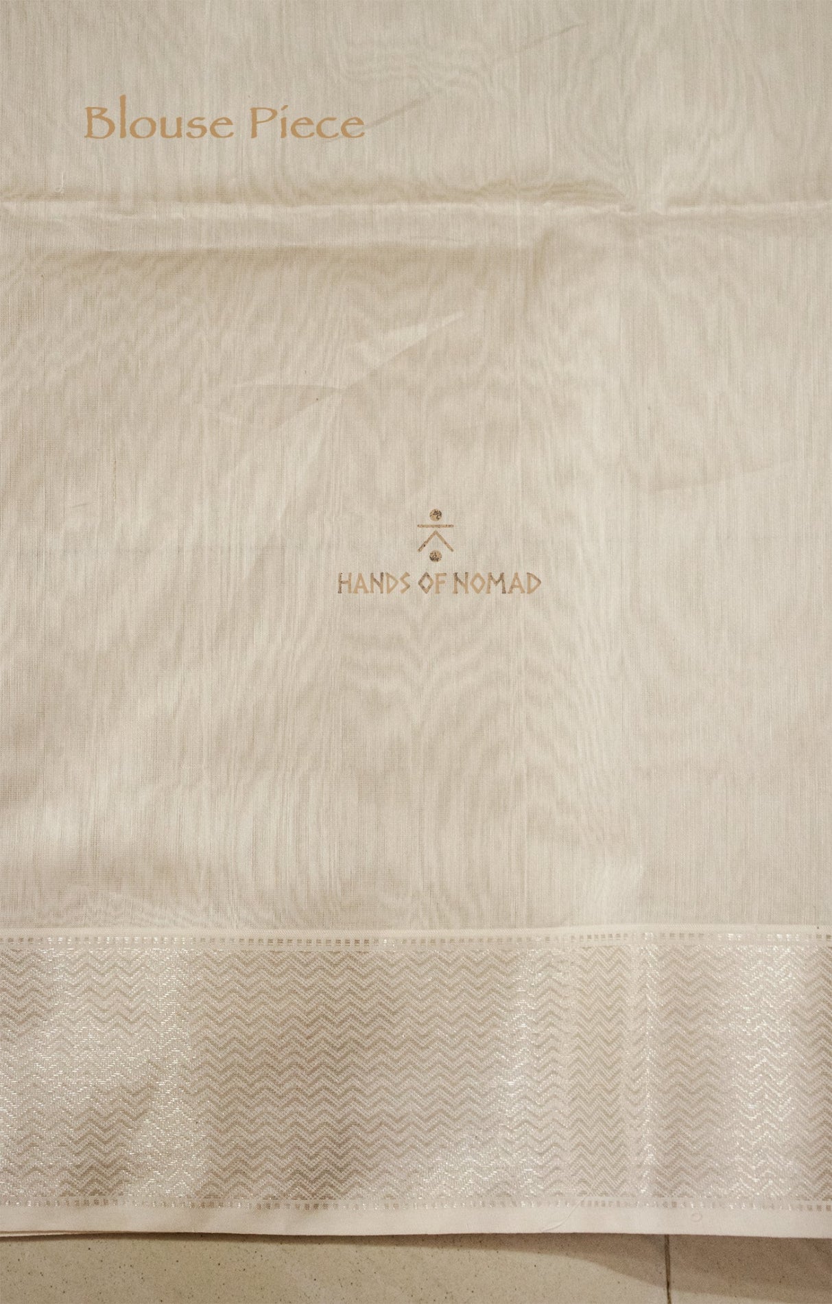 White Cotton Silk Maheshwari Saree