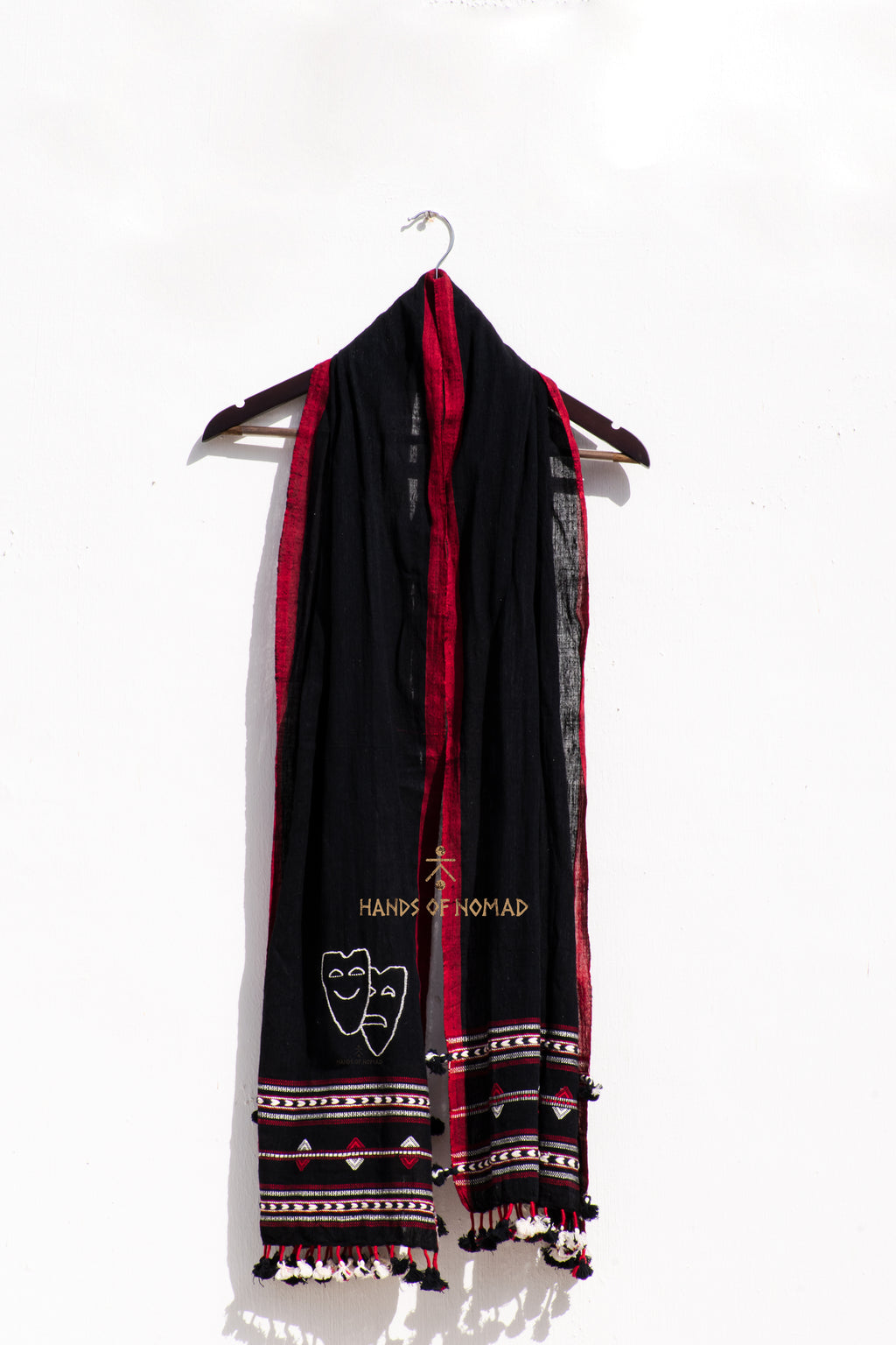 Theater black kala cotton stole